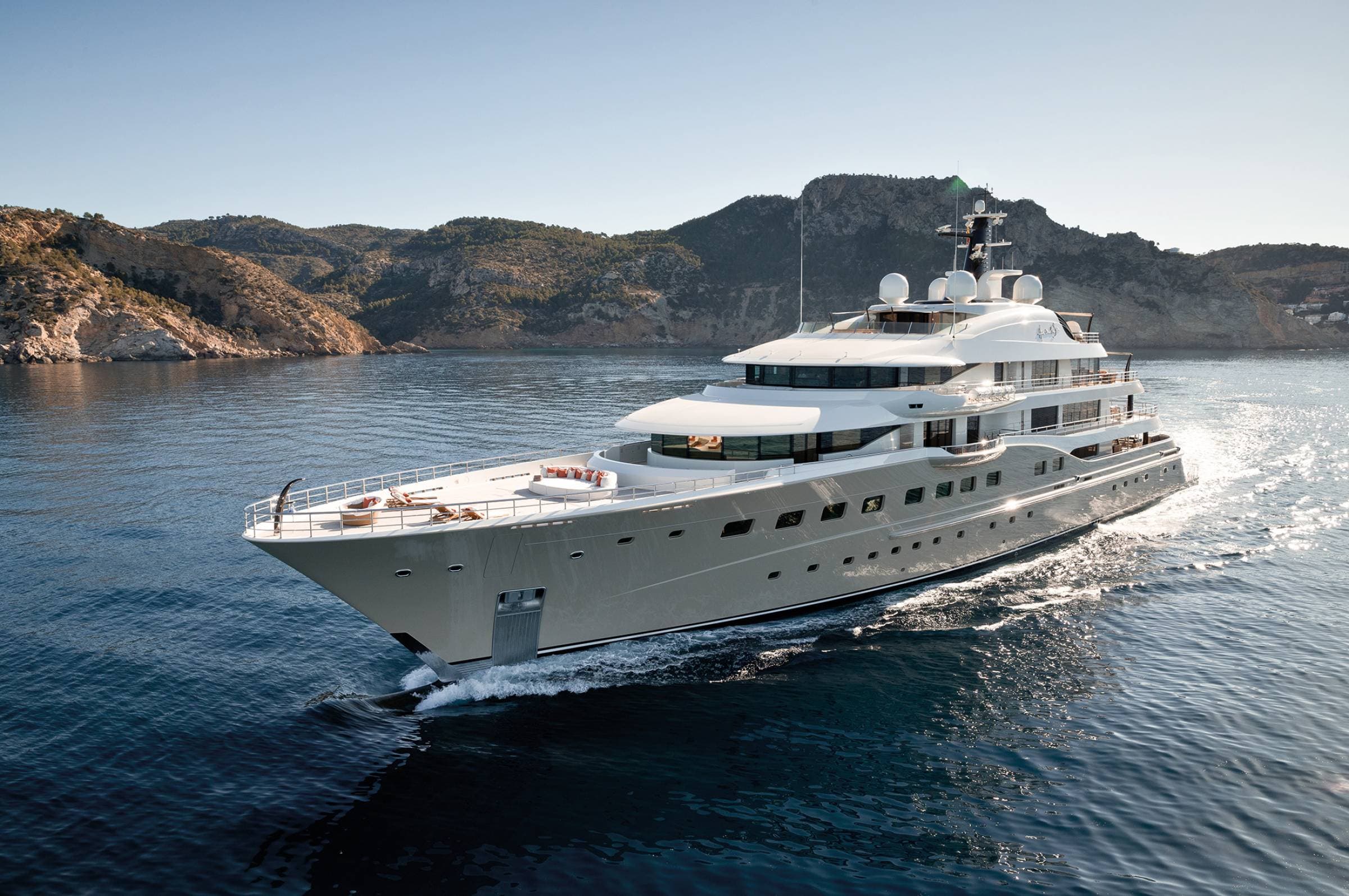 Luxury yacht fleet in the Andaman Sea